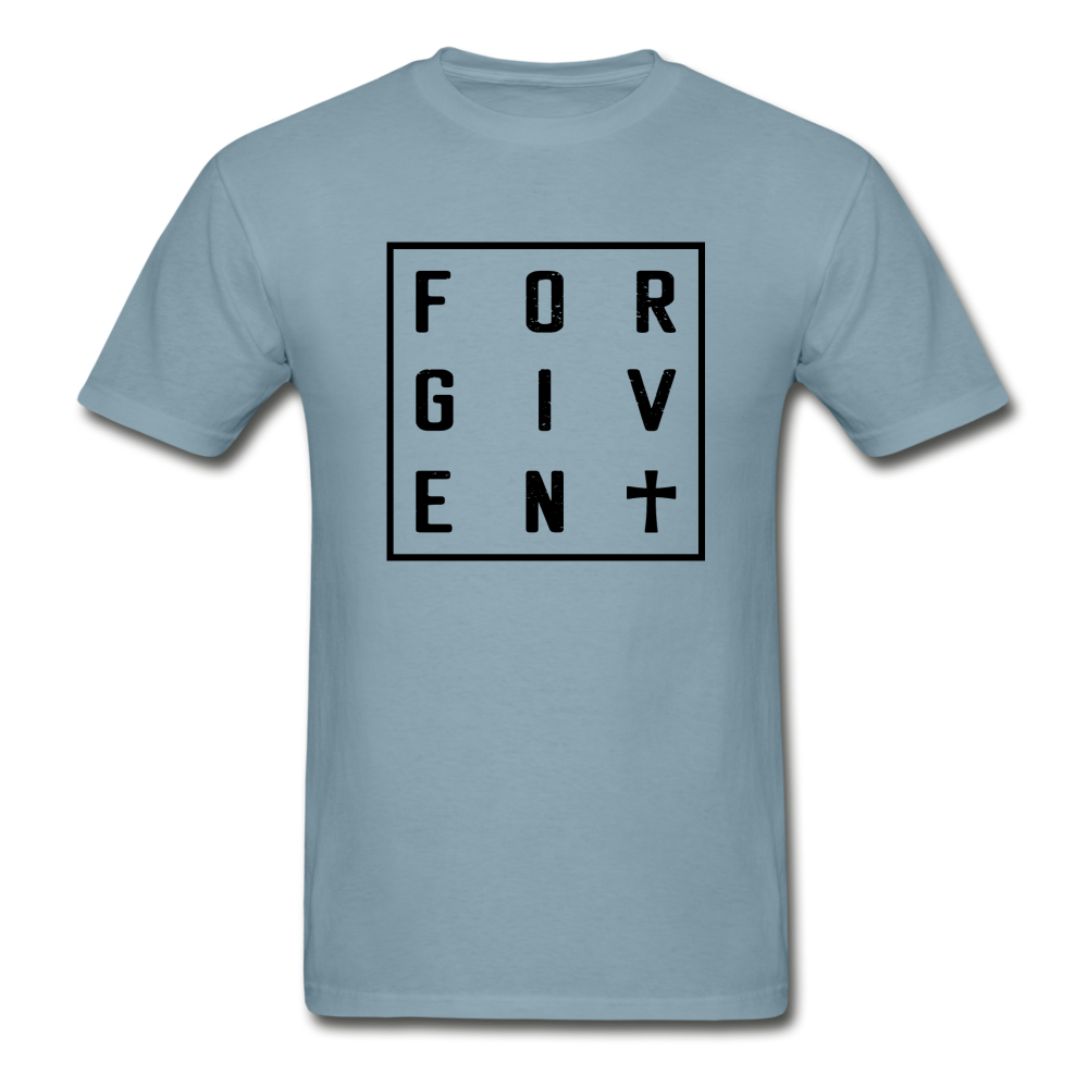 Hanes Adult Tagless Forgiven T-Shirt - stonewash blue