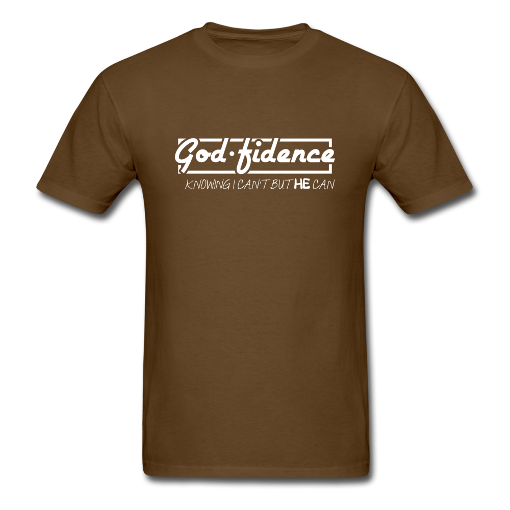 Unisex Classic Godfidence T-Shirt - brown