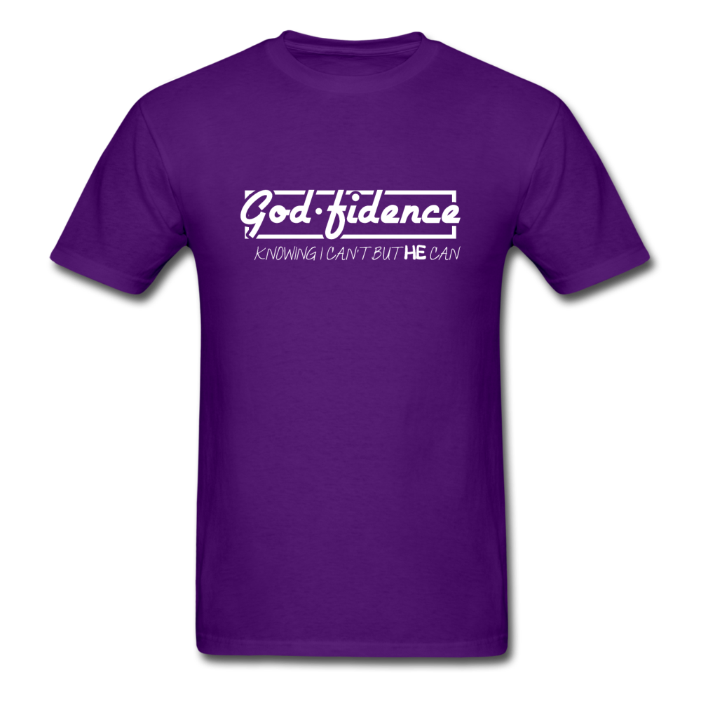 Unisex Classic Godfidence T-Shirt - purple