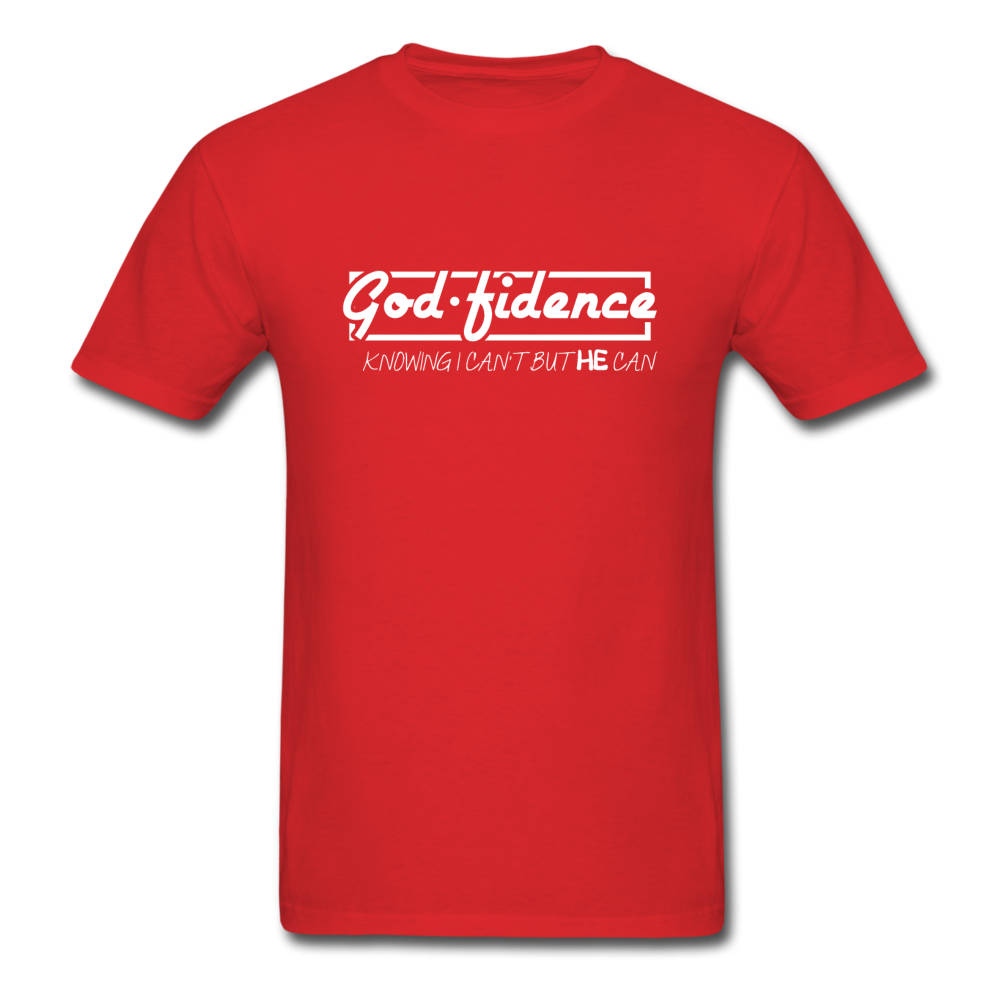 Unisex Classic Godfidence T-Shirt - red
