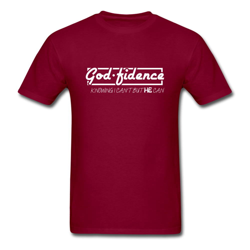 Unisex Classic Godfidence T-Shirt - burgundy