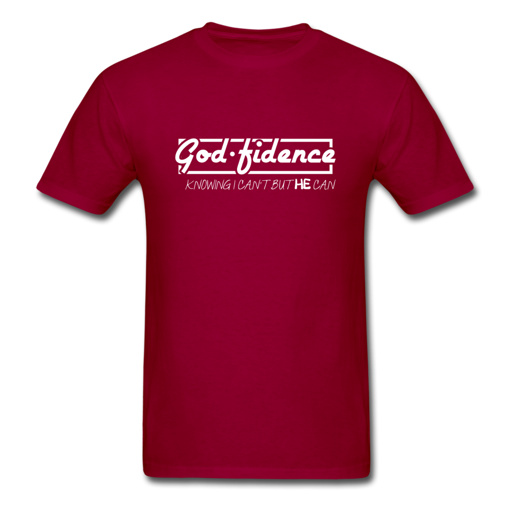 Unisex Classic Godfidence T-Shirt - dark red