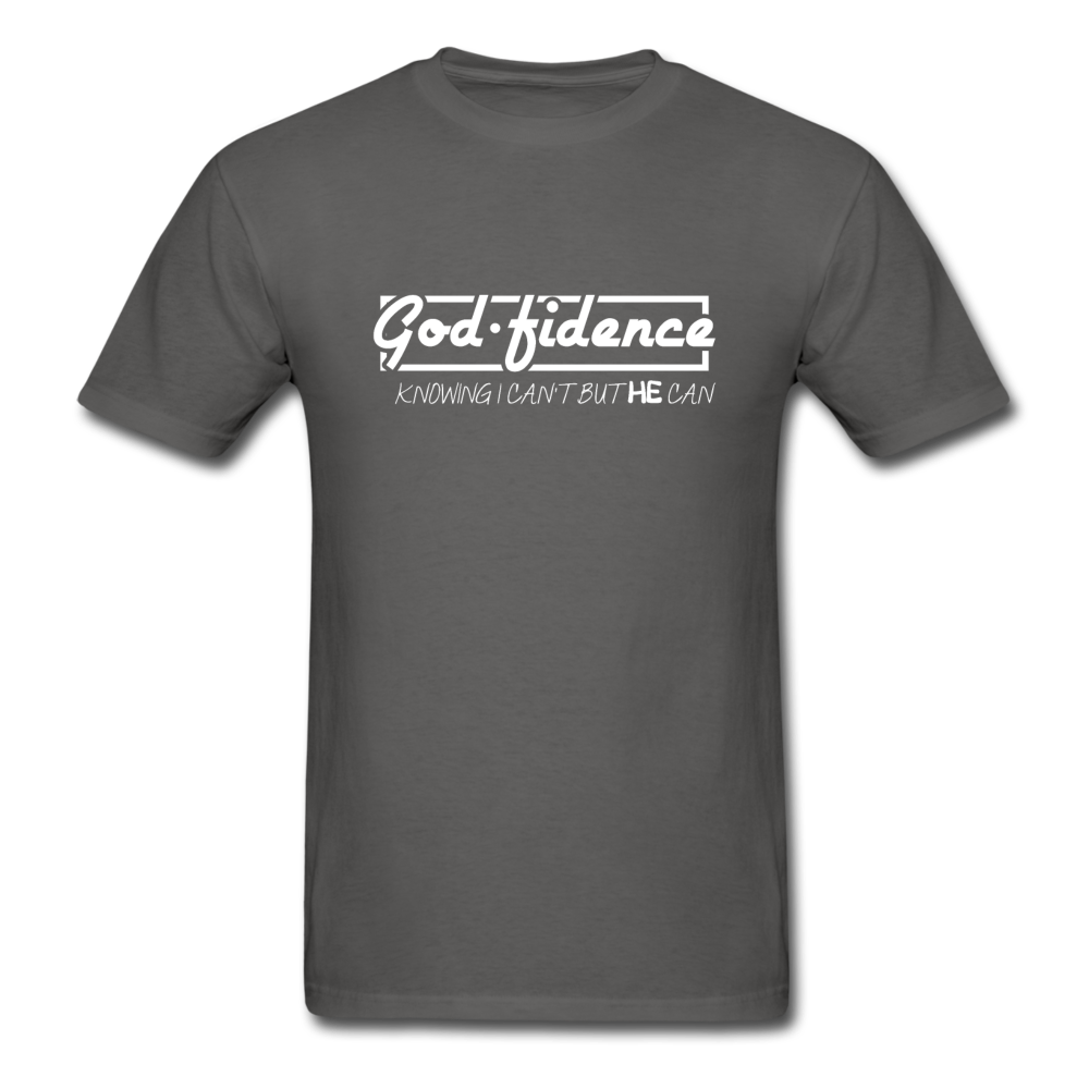 Unisex Classic Godfidence T-Shirt - charcoal