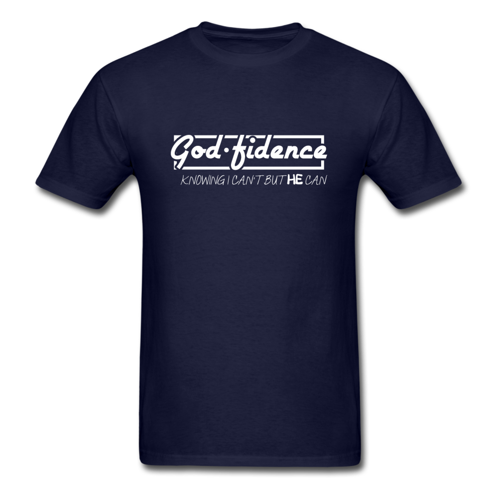 Unisex Classic Godfidence T-Shirt - navy