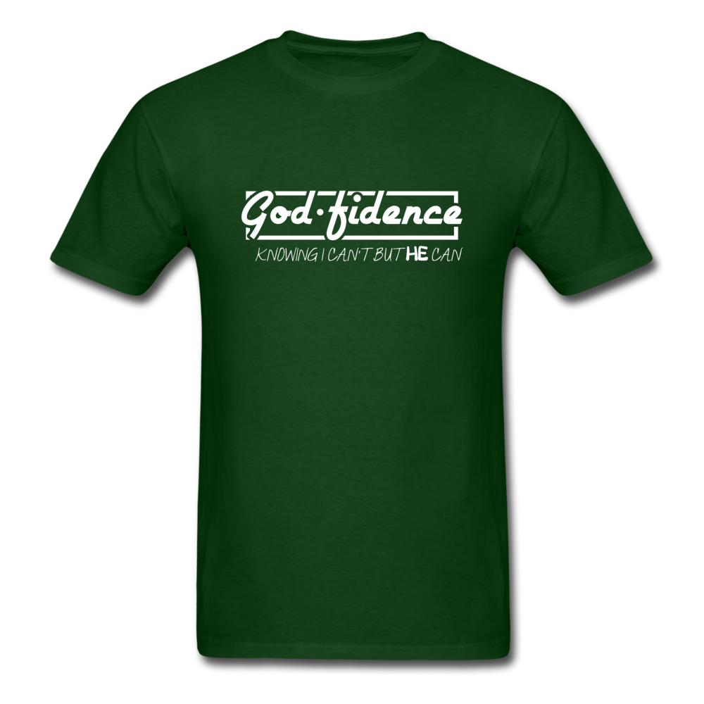 Unisex Classic Godfidence T-Shirt - forest green