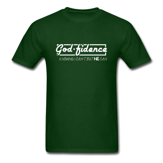 Unisex Classic Godfidence T-Shirt - forest green