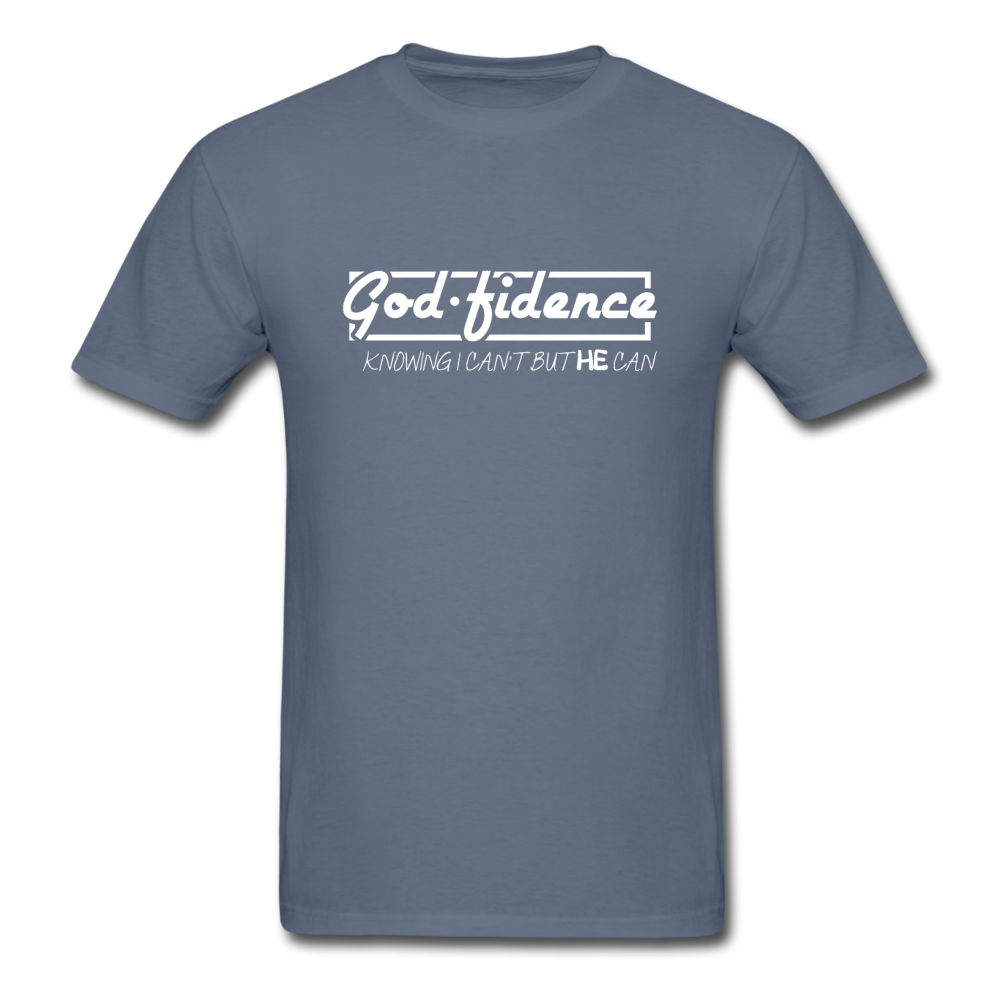 Unisex Classic Godfidence T-Shirt - denim