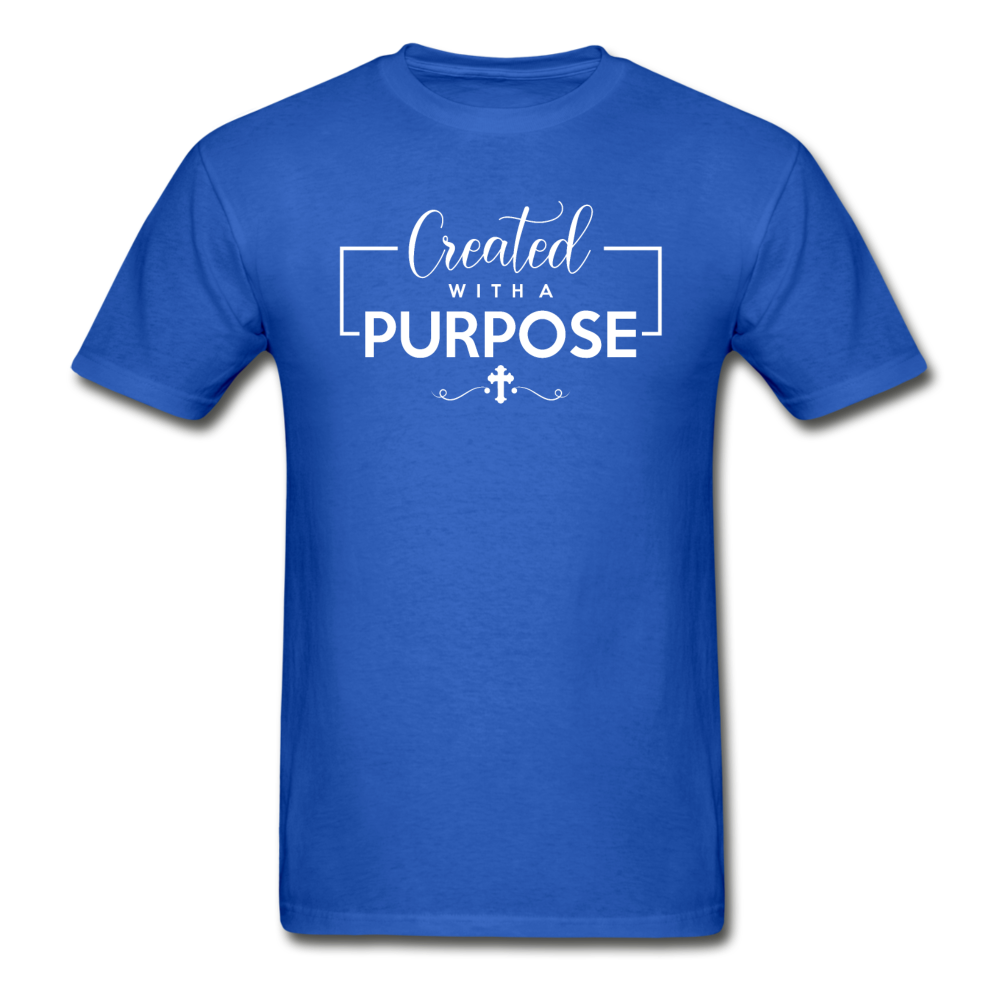 Gildan Ultra Cotton Adult Created With a Purpose T-Shirt - royal blue
