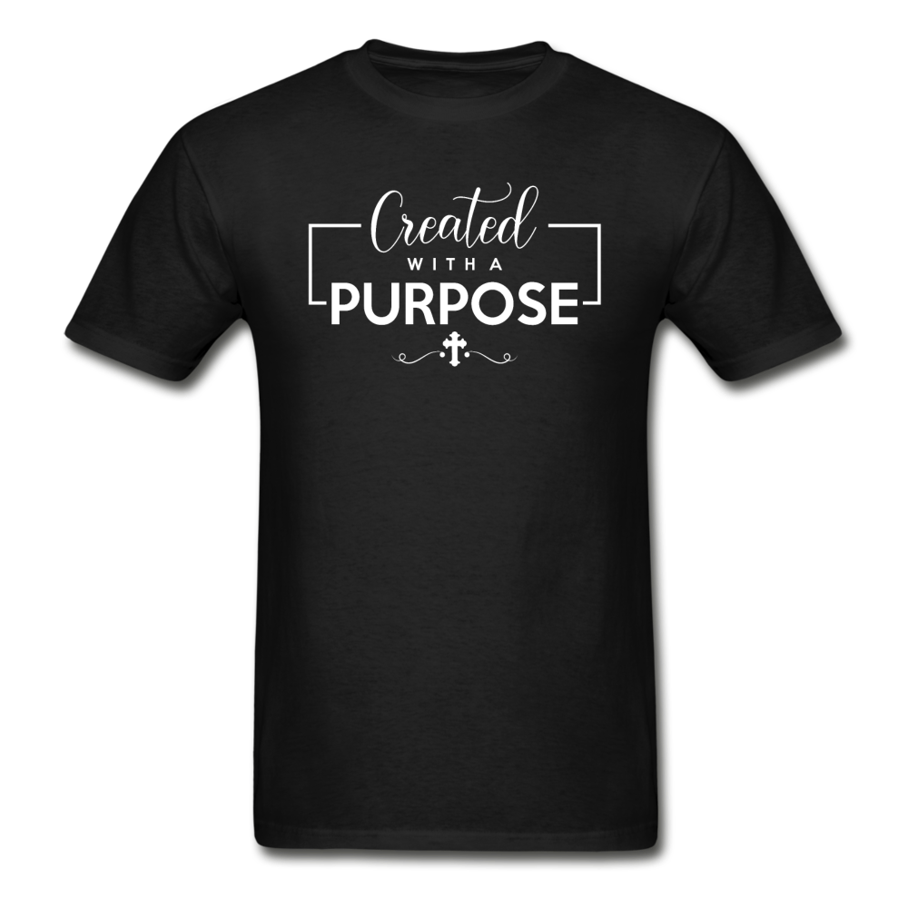 Gildan Ultra Cotton Adult Created With a Purpose T-Shirt - black