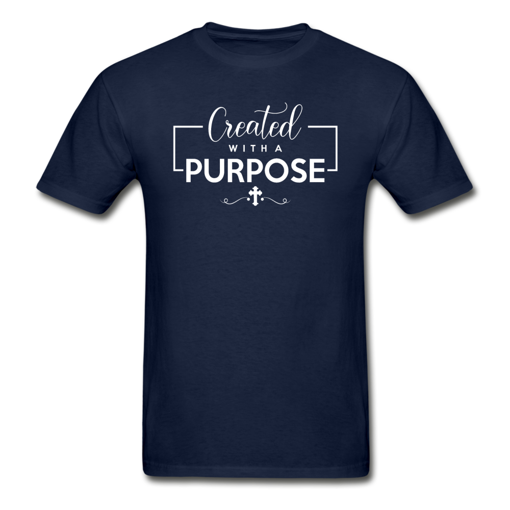 Gildan Ultra Cotton Adult Created With a Purpose T-Shirt - navy