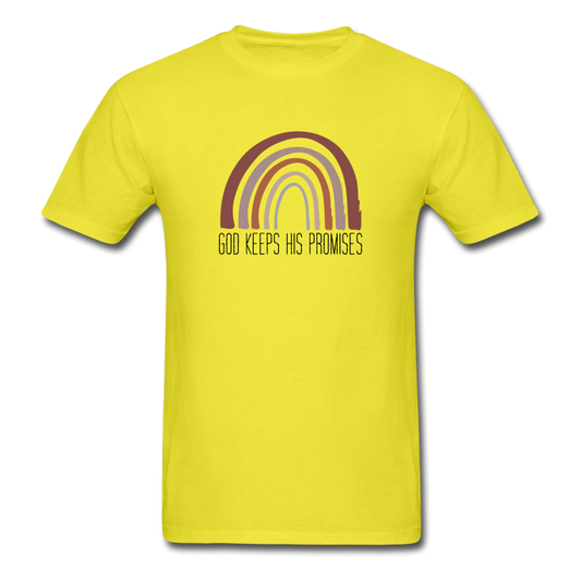 Unisex Classic God Keeps His Promises T-Shirt - yellow