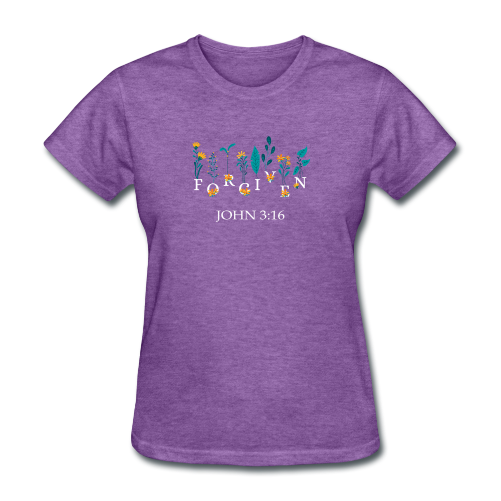 Women's Forgiven T-Shirt - purple heather