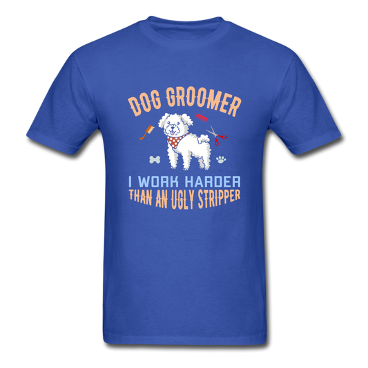 Unisex Classic Dog Groomer T-Shirt - royal blue