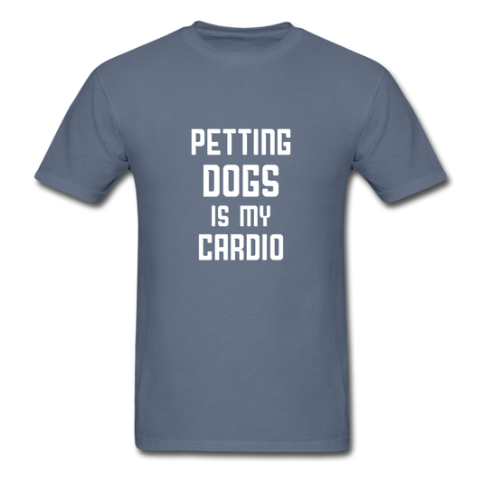 Unisex Classic Petting Dogs T-Shirt - denim
