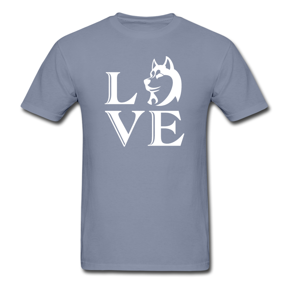 Unisex ComfortWash Garment Dyed Love Dog T-Shirt - blue