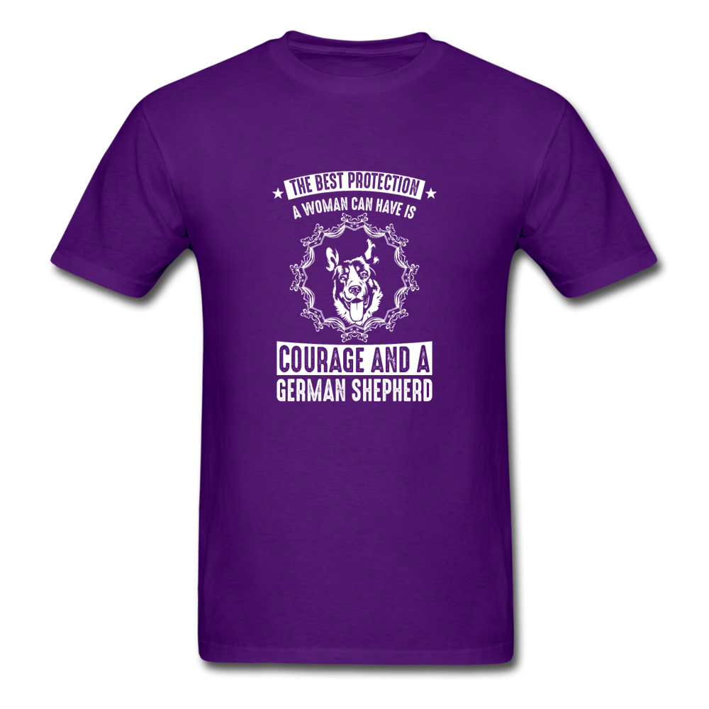 Unisex Classic German Shepherd T-Shirt - purple