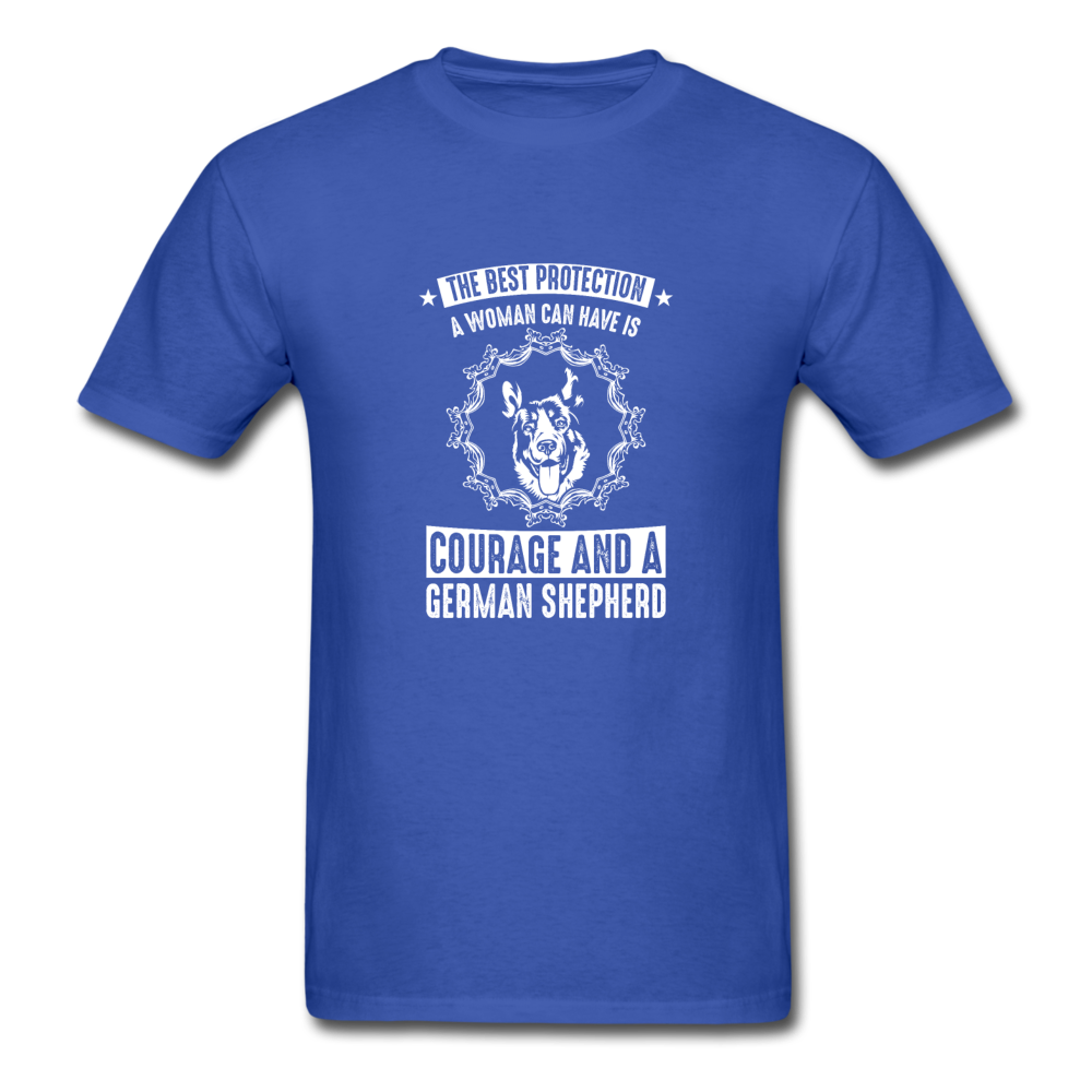 Unisex Classic German Shepherd T-Shirt - royal blue