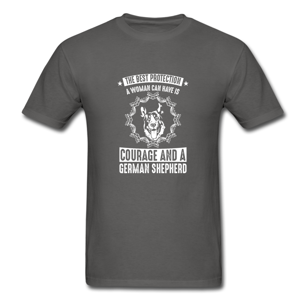 Unisex Classic German Shepherd T-Shirt - charcoal