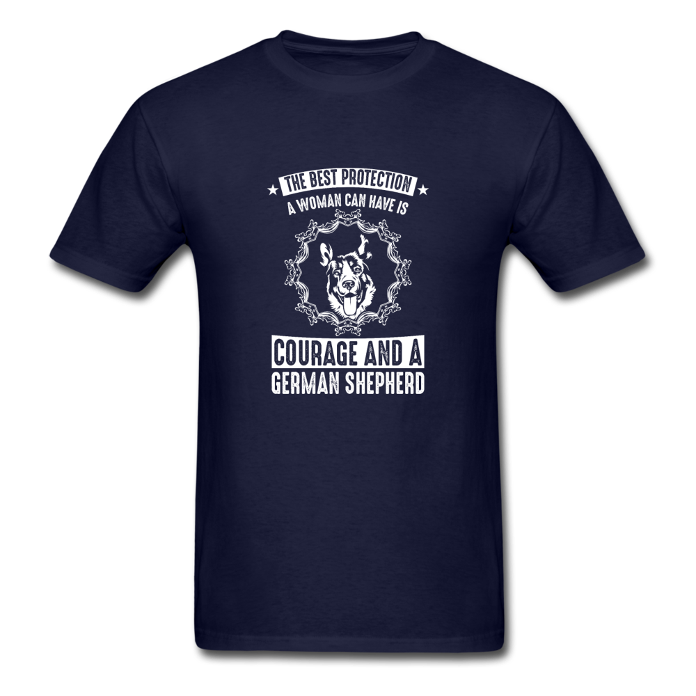 Unisex Classic German Shepherd T-Shirt - navy