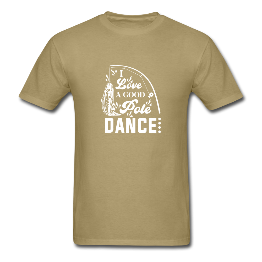 Unisex Classic Pole Dance T-Shirt - khaki