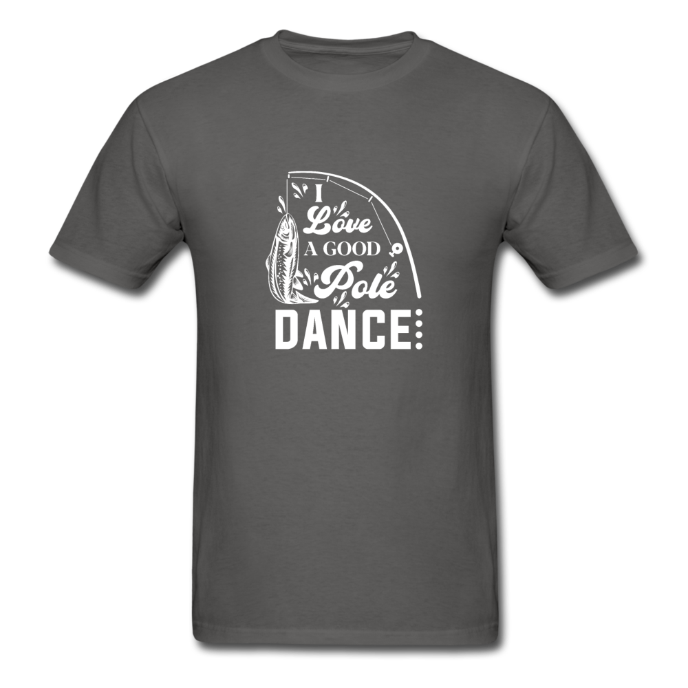 Unisex Classic Pole Dance T-Shirt - charcoal