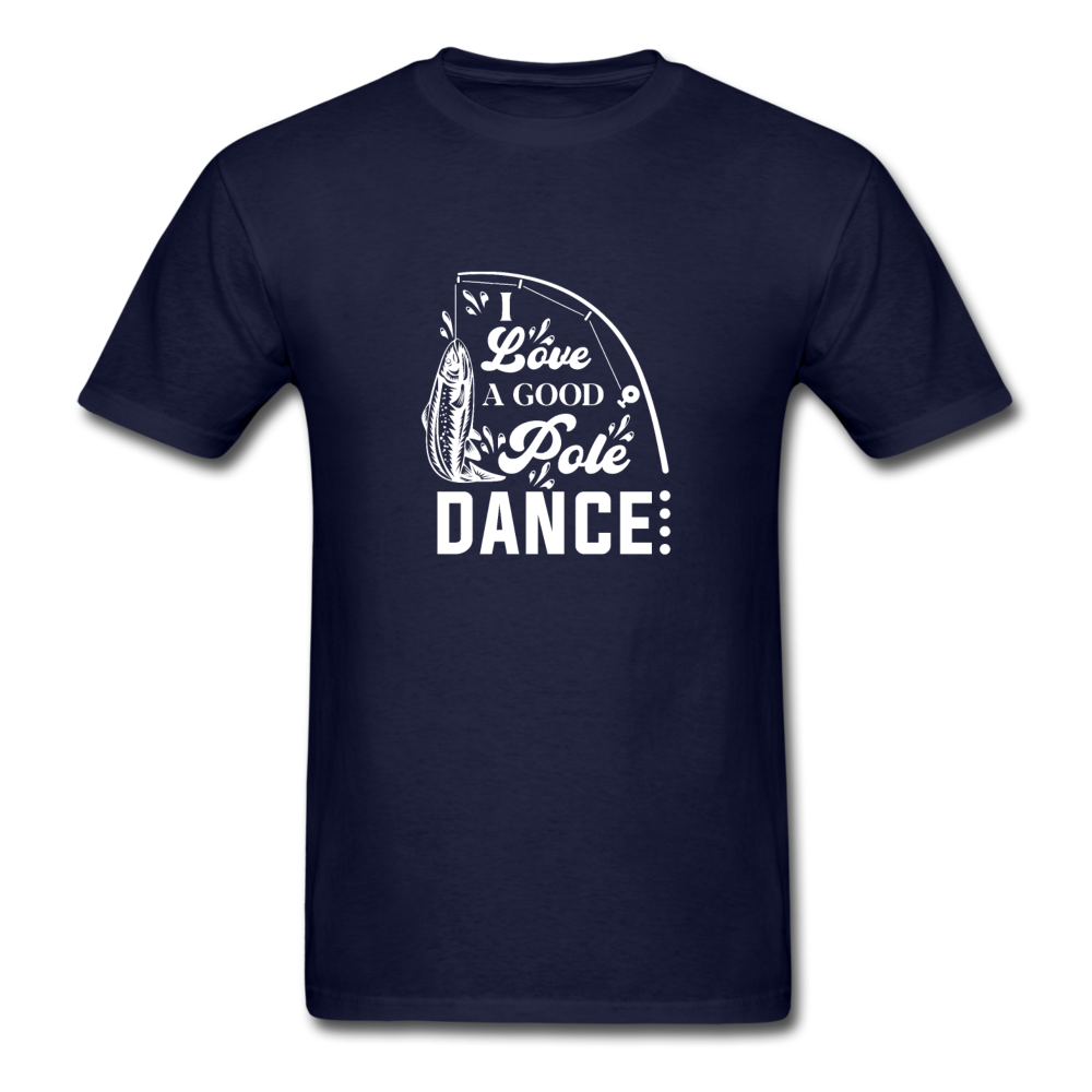 Unisex Classic Pole Dance T-Shirt - navy