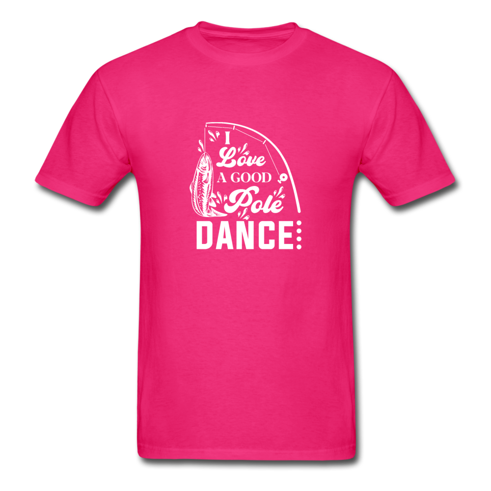 Unisex Classic Pole Dance T-Shirt - fuchsia