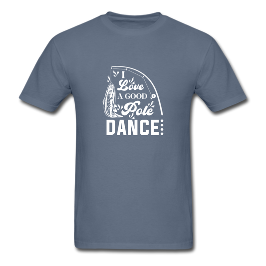 Unisex Classic Pole Dance T-Shirt - denim