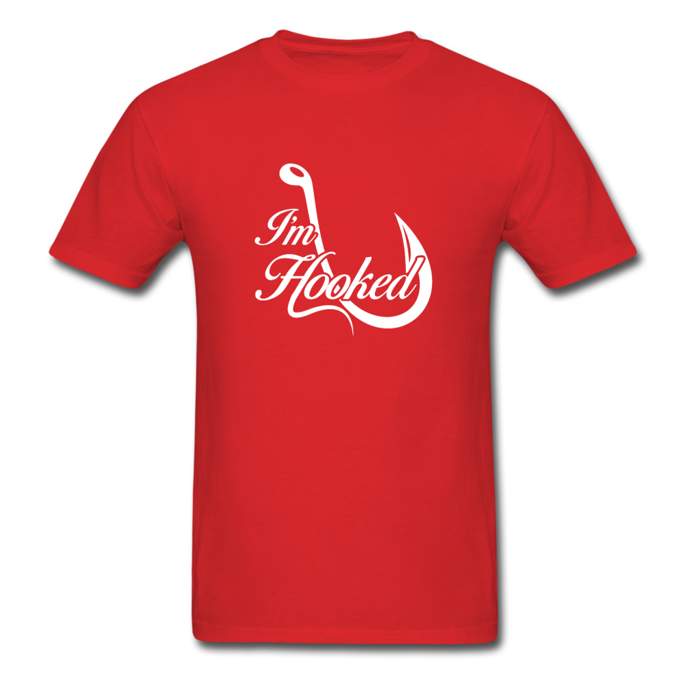 Unisex Classic I'm Hooked T-Shirt - red