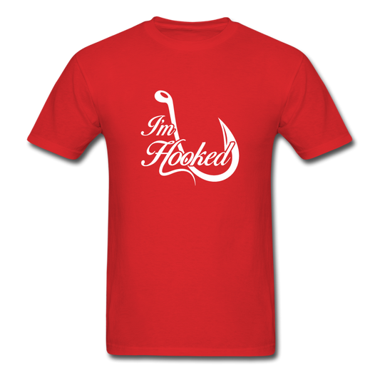 Unisex Classic I'm Hooked T-Shirt - red