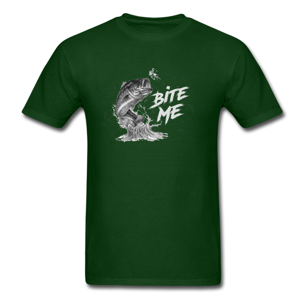 Unisex Classic Bite Me T-Shirt - forest green