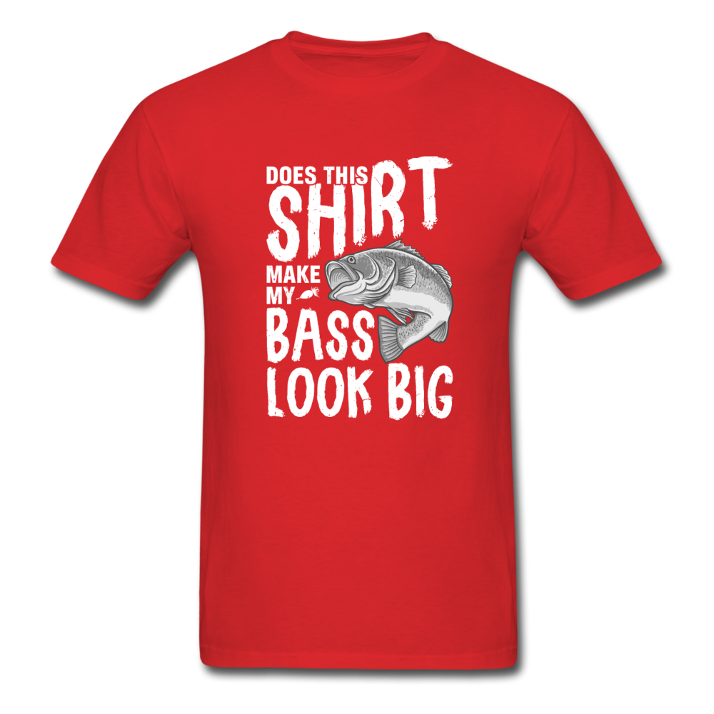 Unisex Classic Big Bass T-Shirt - red
