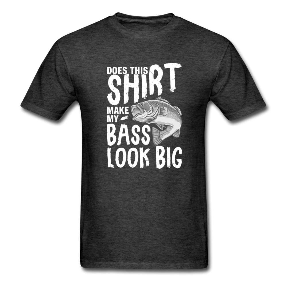 Unisex Classic Big Bass T-Shirt - heather black