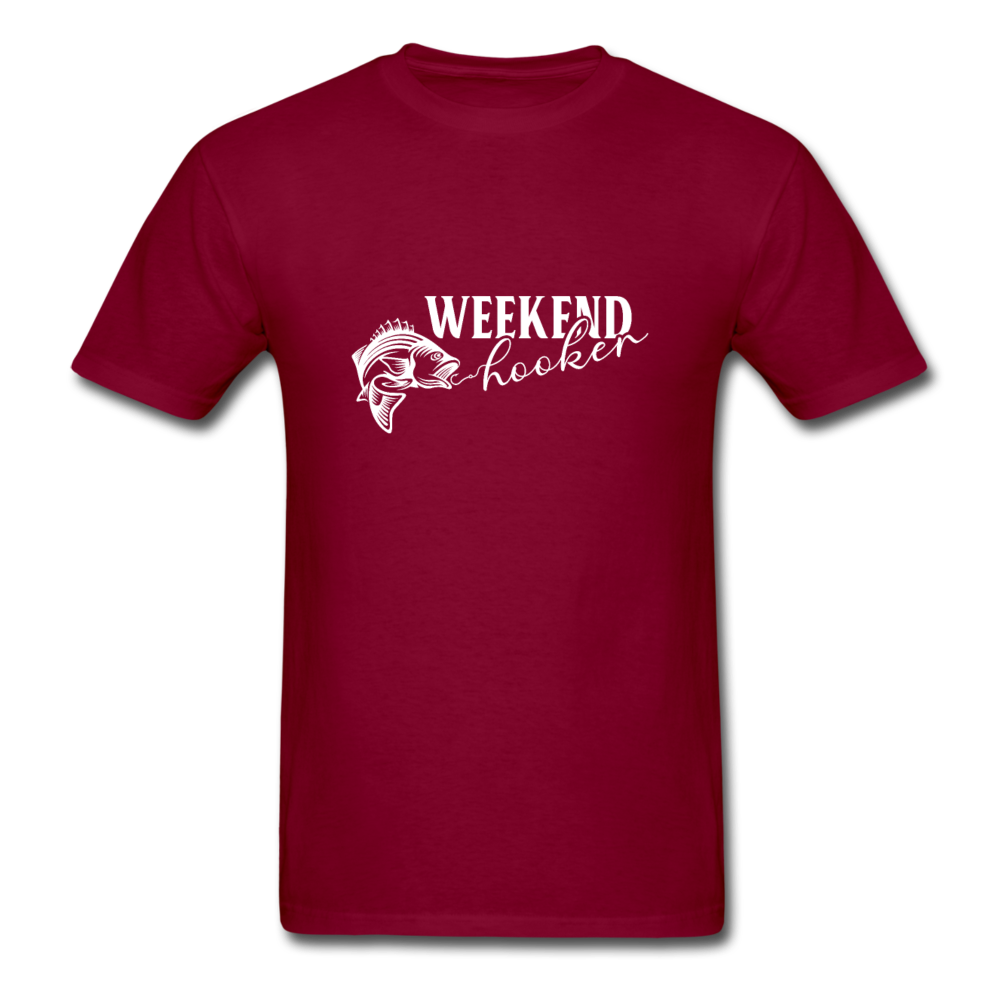 Unisex Classic Weekend Hooker T-Shirt - burgundy