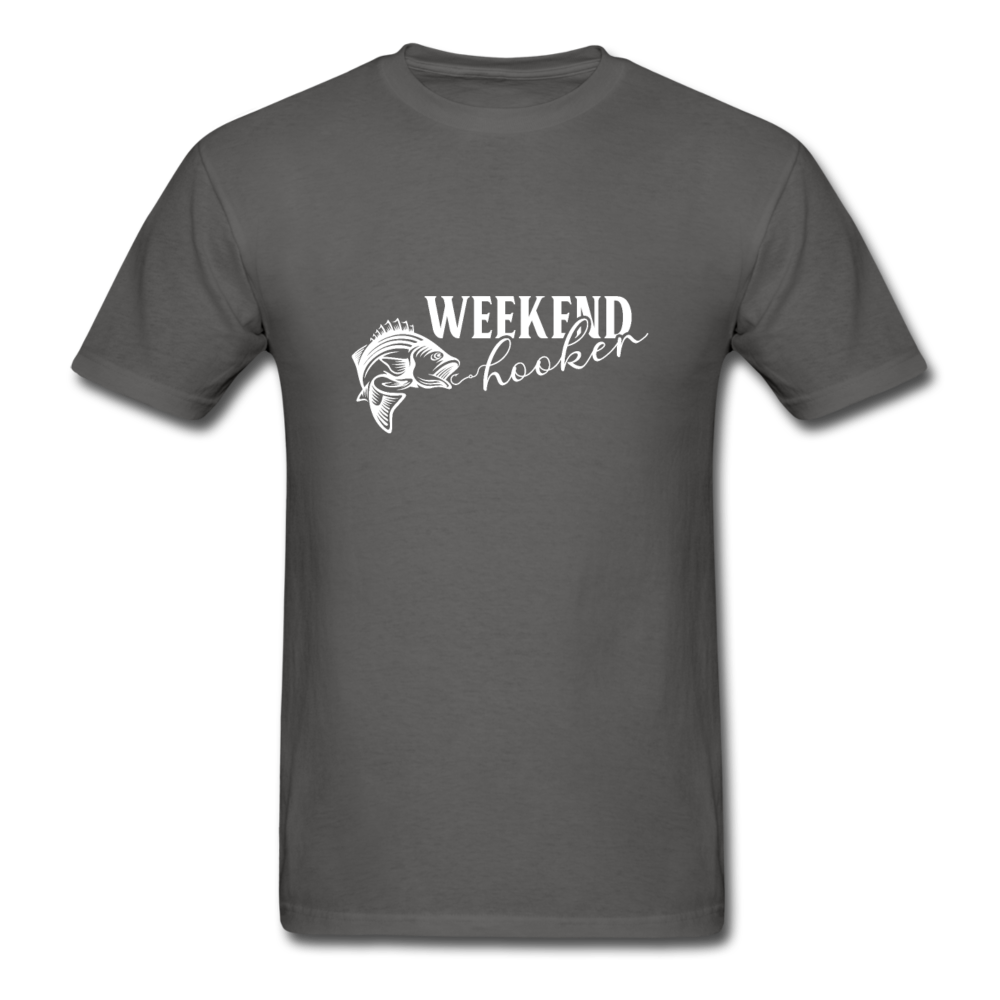 Unisex Classic Weekend Hooker T-Shirt - charcoal