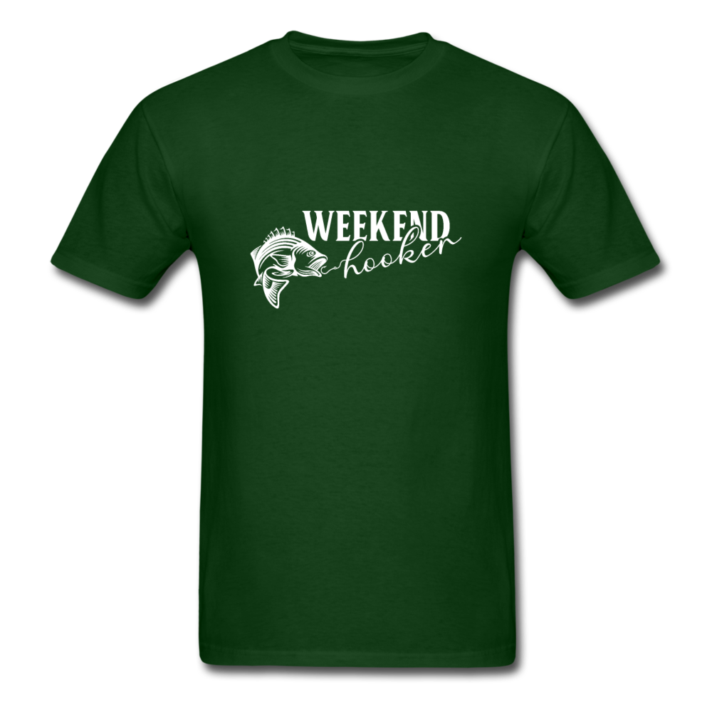 Unisex Classic Weekend Hooker T-Shirt - forest green