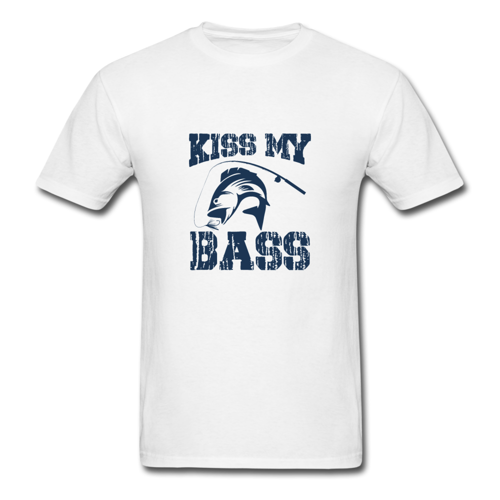 Unisex Classic Kiss My Bass T-Shirt - white