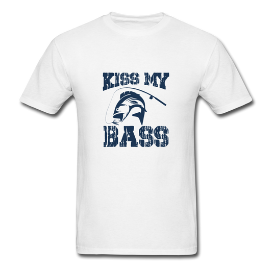 Unisex Classic Kiss My Bass T-Shirt - white