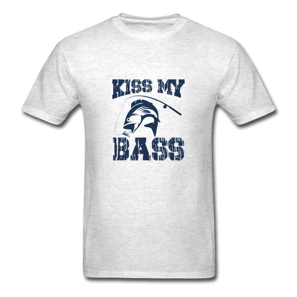 Unisex Classic Kiss My Bass T-Shirt - light heather gray