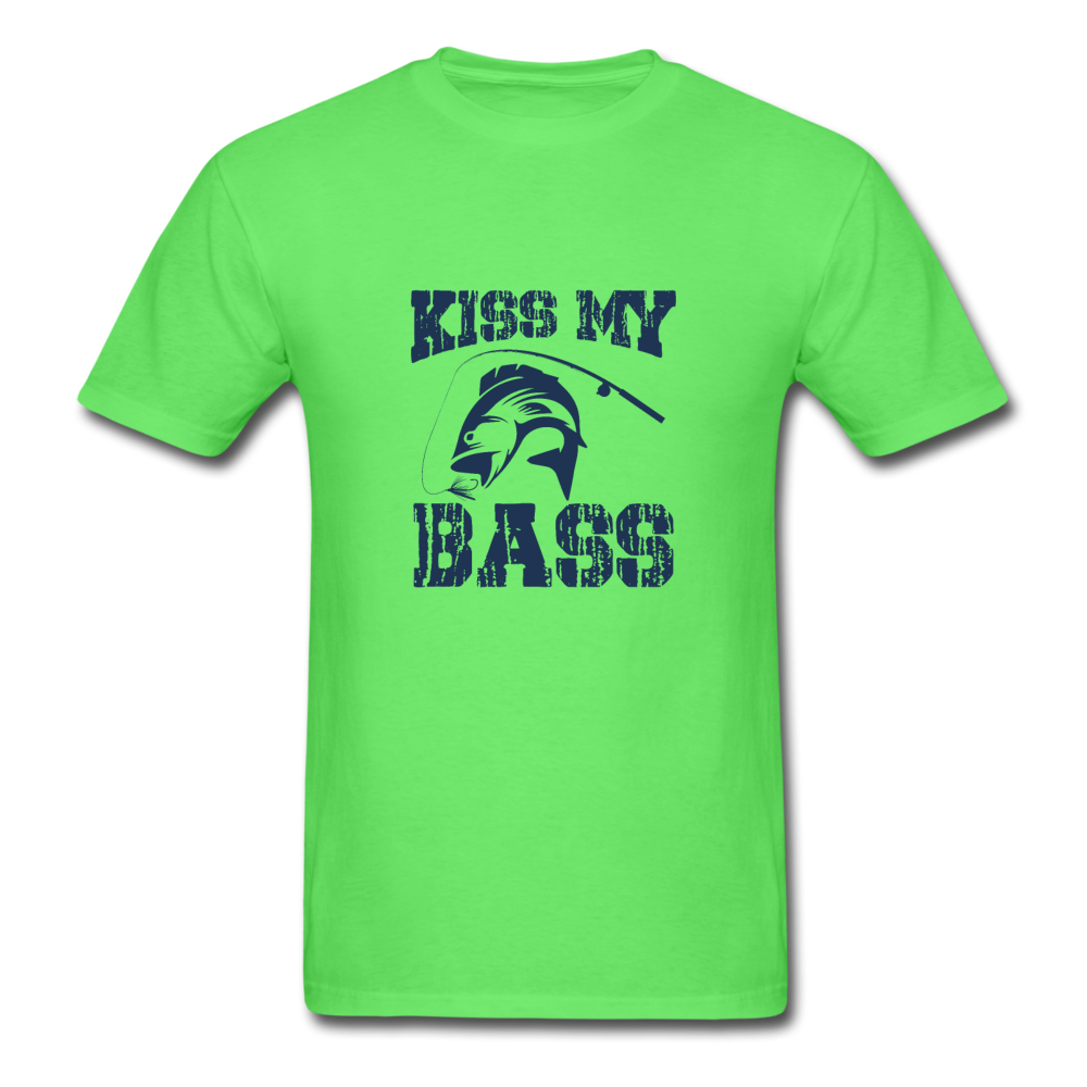 Unisex Classic Kiss My Bass T-Shirt - kiwi