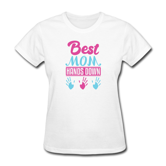 Women's Best Mom T-Shirt - white