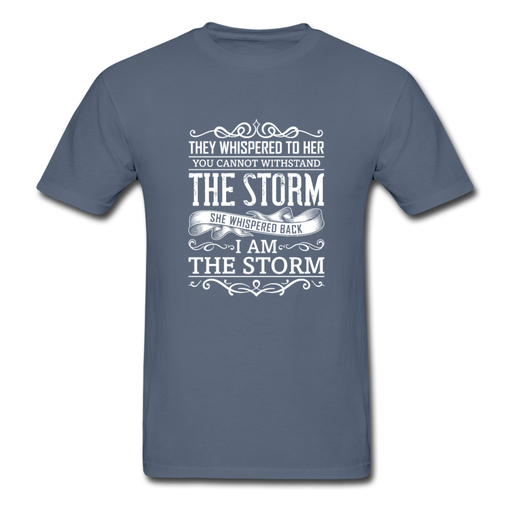 Gildan Ultra Cotton Adult Storm T-Shirt - denim