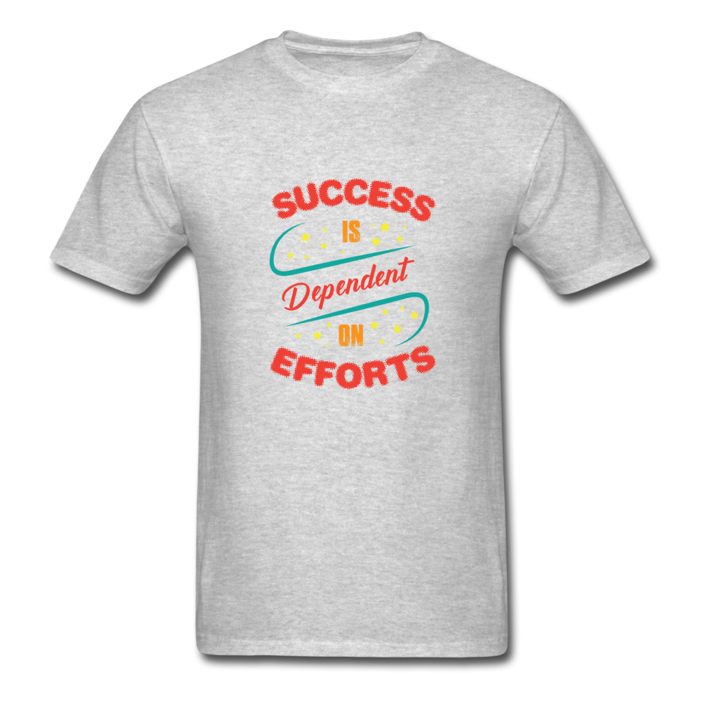 Unisex Classic Success and Effort T-Shirt - heather gray