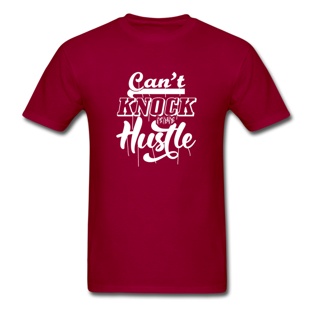Unisex Classic Can't Knock the Hustle T-Shirt - dark red