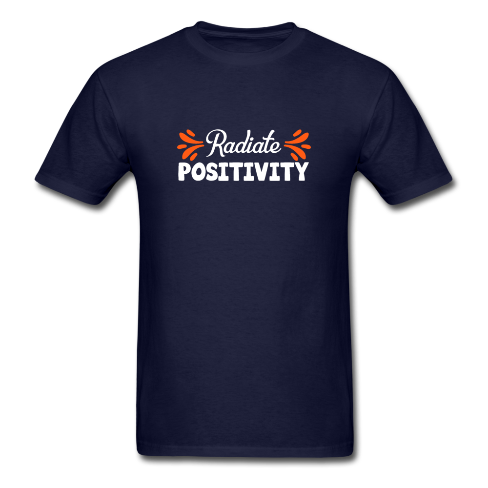Unisex Classic Radiate Positivity T-Shirt - navy