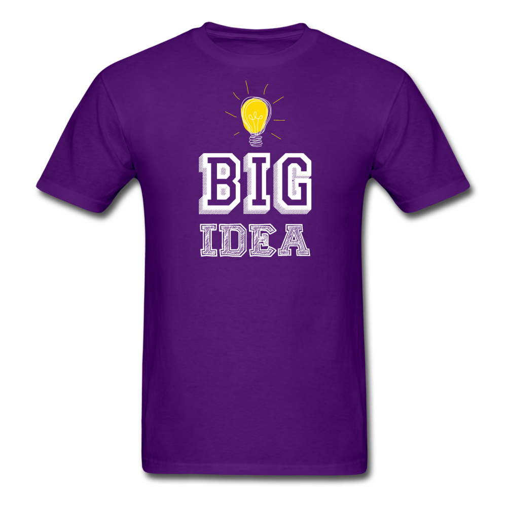Unisex Classic Big Idea T-Shirt - purple