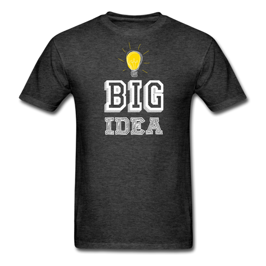 Unisex Classic Big Idea T-Shirt - heather black