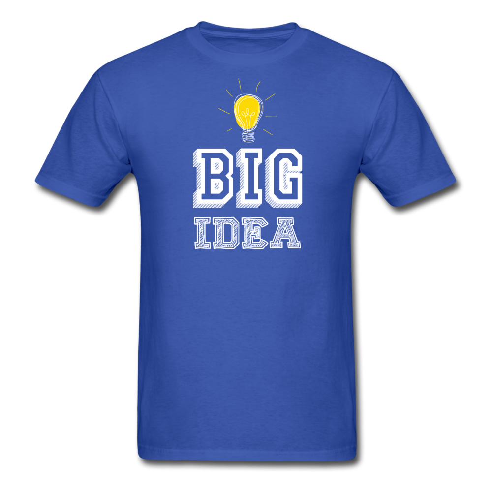 Unisex Classic Big Idea T-Shirt - royal blue