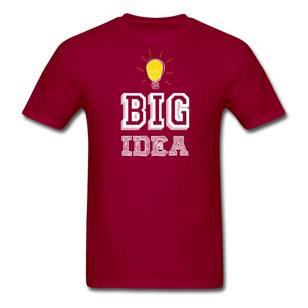 Unisex Classic Big Idea T-Shirt - dark red