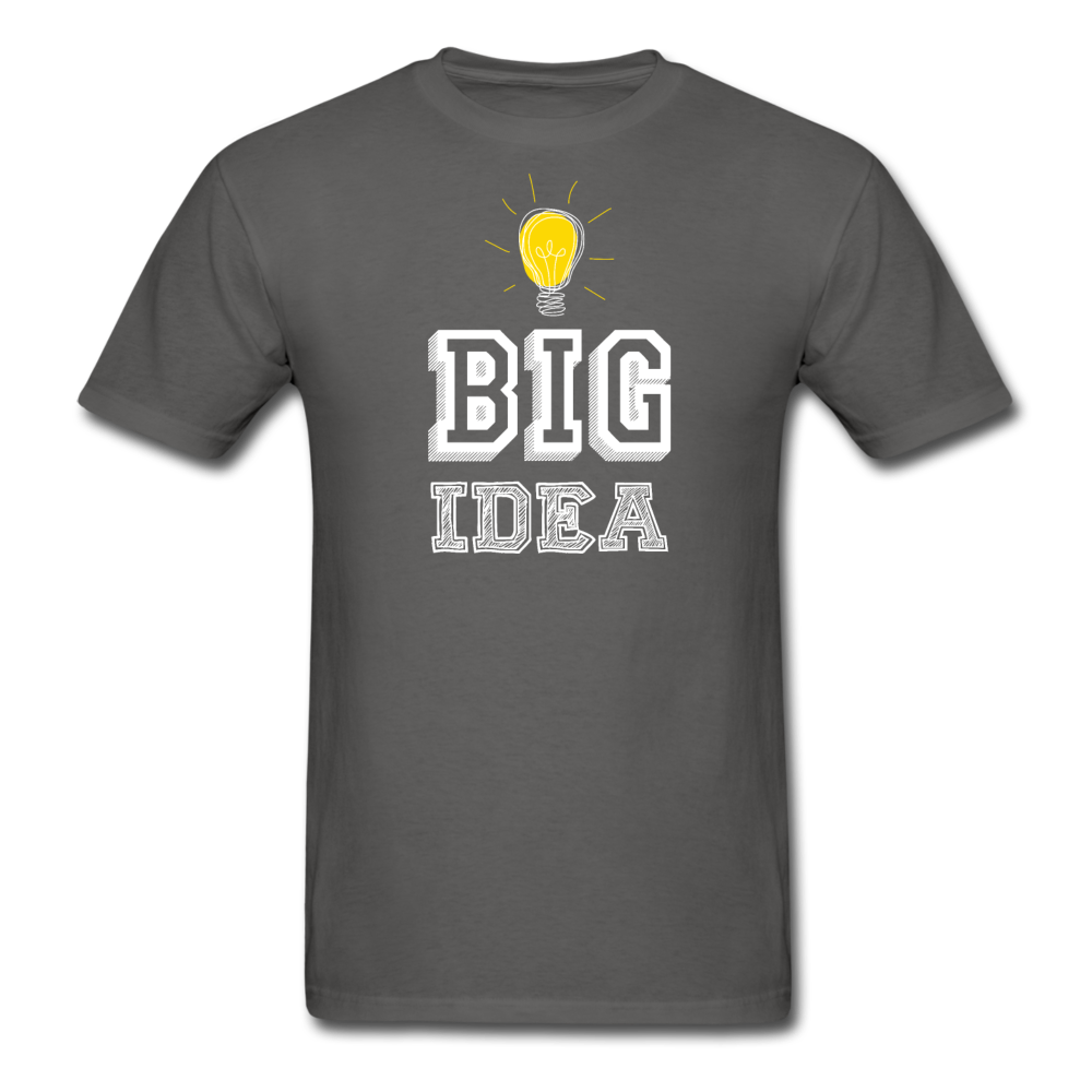 Unisex Classic Big Idea T-Shirt - charcoal